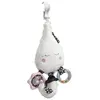 Peluche d'activités avec pince Miss Fleur de Lune BLANC Sauthon