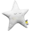 Coussin décoratif - BABYFAN - Étoile - Velours doux - 29x29x3 cm - Intérieur