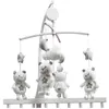 Mobile musical bébé Ours en polyester blanc CELESTE - Sauthon TU