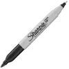 Papermate Sharpie marqueurs permanents à pointe double | noirs | boîte de 12