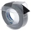 Dymo - Ruban de Marquage 3D, 9 mm x 3 m, S0898130, plastique, Blanc sur Noir (520109)