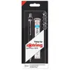 Rotring Tikky 1 Porte-mine Noir 0,5mm, 1 étui de 12 mines 0,5mm HB, 1 gomme - Blister