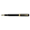 PARKER Duofold Centennial Stylo plume, Noir, Plume fine en or 18K, encre noire, Coffret cadeau