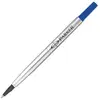 PARKER recharge Stylo Roller, pointe moyenne, bleue, blister X 1
