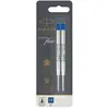 PARKER recharge bille Quinkflow, pointe moyenne, bleue, blister X 2