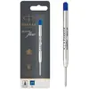PARKER recharge bille Quinkflow, pointe moyenne, bleue, blister X 1