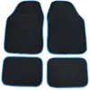 1er prix Jeu De Tapis Universel En Moquette Noir Et Bleu Norauto Unikar