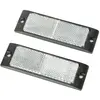 2 Catadioptres Rectangulaires Blancs 2en1 Norauto