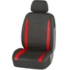 1 Housse Universelle Siège Avant Voiture 1er Prix Noir Et Rouge