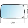 Mad Miroir De Rechange Grand Angle Côté Conducteur Vw Golf 3 / Vento / Jetta A3