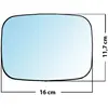 Mad Miroir De Rechange Grand Angle Côté Conducteur Citroen C15 84>05