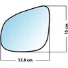 Mad Miroir De Rechange Grand Angle Côté Conducteur Renault Kangoo 2013 