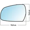 Mad Miroir De Rechange Grand Angle Côté Conducteur Audi A3 Sportback 2008 2012