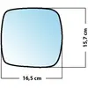 Mad Miroir De Rechange Grand Angle Côté Conducteur Renault Kangoo Mk2 08>13