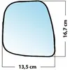 Mad Miroir De Rechange Grand Angle Côté Conducteur Citroen Berlingo 2013  / Peugeot