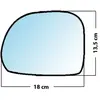 Mad Miroir De Rechange Grand Angle Côté Conducteur Fiat 500l 2012 