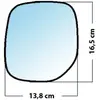 Mad Miroir De Rechange Grand Angle Côté Conducteur Citroen Berlingo  07 / Renault Partner