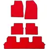 Jeu Complet De Tapis Sur Mesure Rouge En Moquette Couture