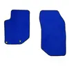 2 Tapis Avant Sur Mesure Bleu En Moquette Couture