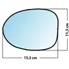 Mad Miroir De Rechange Grand Angle Côté Conducteur Renault Twingo 95>07