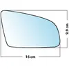 Mad Miroir De Rechange Bombé Côté Passager Audi A4 01>07 / A3 03>08 / A6 04>08