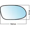 Mad Miroir De Rechange Bombé Côté Passager Mercedes Classe A 97>04 / Clk / Slk