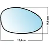 Mad Miroir De Rechange Bombé Côté Passager Bmw S.1 / S.3 / Z4 05>09