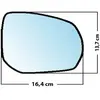 Mad Miroir De Rechange Bombé Côté Passager Citroen C3 Picasso 2008 2017 / C4 Grand