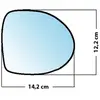 Mad Miroir De Rechange Bombé Côté Passager Renault Twingo 07>14