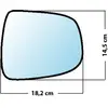 Mad Miroir De Rechange Bombé Côté Passager Nissan Primastar 2001  / Opel Vivaro 1999  /