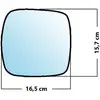 Mad Miroir De Rechange Bombé Côté Passager Renault Kangoo Mk2 08>13