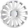 4 Enjoliveurs Gris Chromé Norauto Ring 15 Pouces