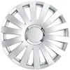 4 Enjoliveurs Gris Chromé Norauto Ring 16 Pouces
