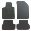 Jeu De 4 Tapis Sur Mesure Noir Pvc Norauto
