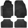 Jeu Complet De Tapis Universels En Moquette Norauto Noir Et Gris