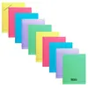 Lot de 10 cahiers - 24x32(cm) - Grands carreaux - 96 pages - couvertur...