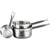 Lot De 3 Casseroles 14,18 Et 20cm Arthur Martin Tous Feux Dont Inducti...