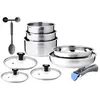 Batterie de cuisine induction - Arthur Martin - AM4485 - Acier inoxyda...