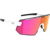 Lunettes azr flash rx blanc verni ecran hydrophobe rose