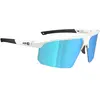 Paire de lunettes azr arrow rx blanc verni bleu multicouche