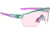 Lunettes azr kromic race rx crystal turquoise verni   rose photochromique