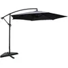 Parasol déporté rond diamètre 300cm gris PORTICIO, Concept Usine TU