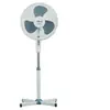 Ventilateur sur pied 45W Mat télescopique 1.30m 3 vitesses 40 cm Niklas