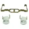 Whirlpool Kit 2 klixons + support de montage pour sl, Sèche-linge, 481225928681