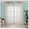 Fence Garden Paire de Voilages "Coquillages" (140x260 cm - Taupe)