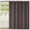 HOME MAISON Rideau occultant uni grande largeur (240x260 cm - Taupe)