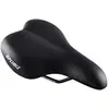 Selle loisir optimiz confort mixte noir rail acier (238 x 146mm)