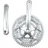 motodak Pedalier route triple 52-42-30d l170 plateaux et manivelles argent (axe 122,5)