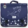 Cartable enfant Pol Fox Shark Bleu 38x14x32 cm P9-CA38-SHARK