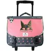 Cartable à roul. 38 cm wonderfox glitter